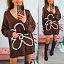 Vestido Punto Chocolate